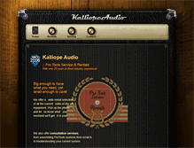 Tablet Screenshot of kalliopeaudio.com